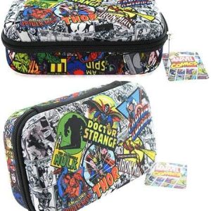 Marvel Avengers Spiderman Thor Hulk Comics Molded Pencil Case