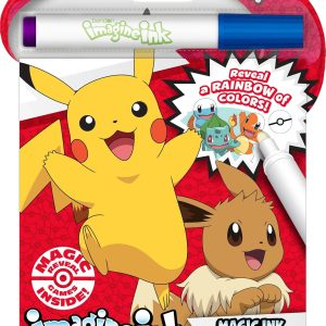 Pokemon Imagine Ink Magic Coloring Book | Party Favors With Marker Mess Free Activity Book for Kids | Ideal Gifts for All Ages, Boys & Girls