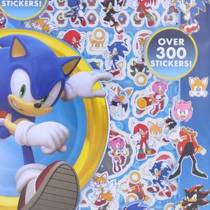 Innovative Designs Sonic The Hedgehog Sticker Book | 4 Sheets | Over 300 Stickers